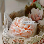 Carnation scented candle decorative paraffin gift for Mother's Day Valentine's Day Christmas