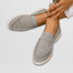 Women slip-on loafers classic clean silhouette everyday flat shoes