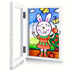 Children's art frame A4 front-opening flip frame for school artwork and paintings