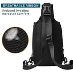 Anti-theft water-resistant backpack with USB charging port fits laptops up to 15.6 inches