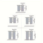 2 piece blackout curtains French princess style with hooks and rings for bedroom
