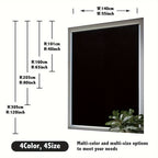 1 piece cordless portable blackout curtains for bedroom and living room windows