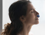 Portable sleep apnea device light green compact silent CPAP aid rechargeable