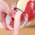 3-in-1 vegetable peeler shredder slicer with stainless steel blade and ergonomic non-slip handle