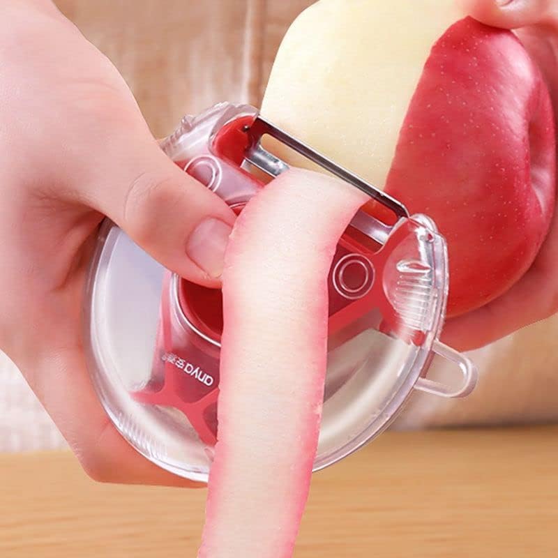 3-in-1 vegetable peeler shredder slicer with stainless steel blade and ergonomic non-slip handle