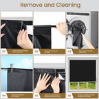 Portable blackout curtains cordless thermal insulated for bedroom and travel