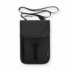 RFID anti-theft travel pouch wallet with multiple compartments