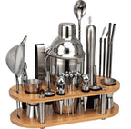 23-piece professional bartender set stainless steel cocktail kit with shaker and tools