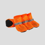 Anti-slip rubber sole dog cat paw shoes breathable cotton booties