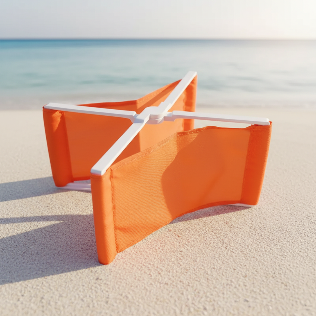 Portable foldable headrest for beach and park, lightweight with ergonomic neck support