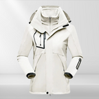 Women 3 in 1 waterproof jacket with removable fleece inner layer
