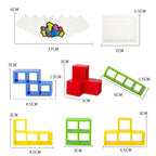 Balance Puzzle Tower kids 3D stacking building game colorful plastic blocks