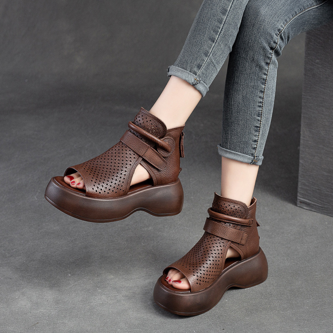 Women orthopedic sandals wide fit with gel cushioning and arch support