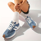 Women's platform sneakers with arch support and breathable upper, multi-color