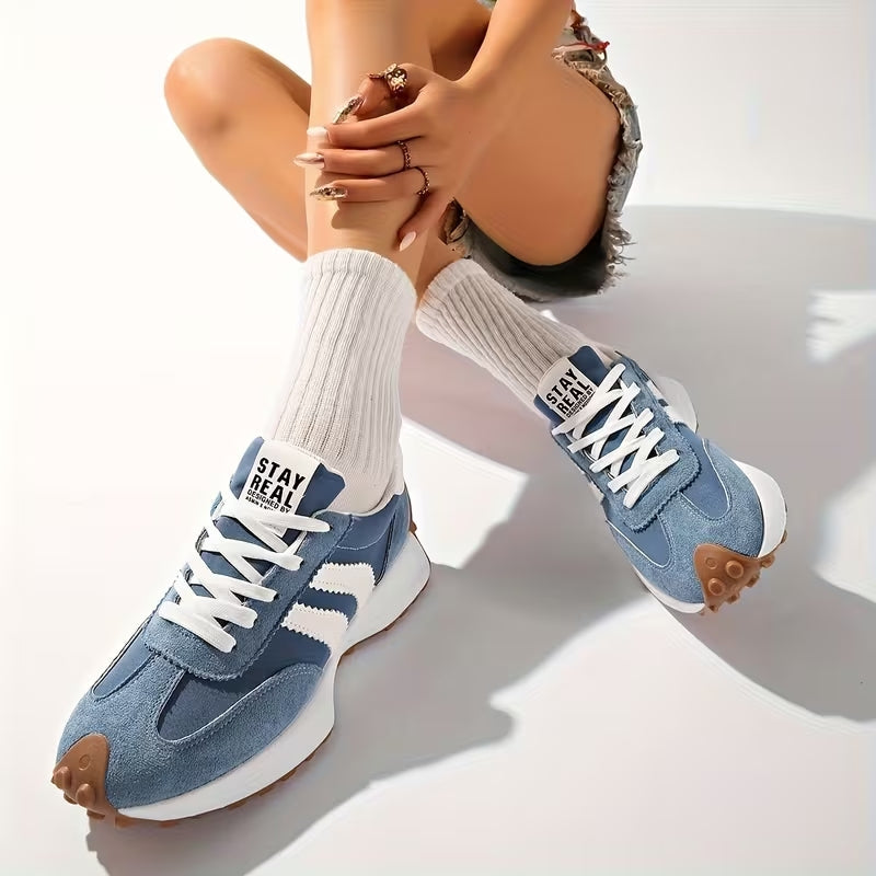 Women's platform sneakers with arch support and breathable upper, multi-color