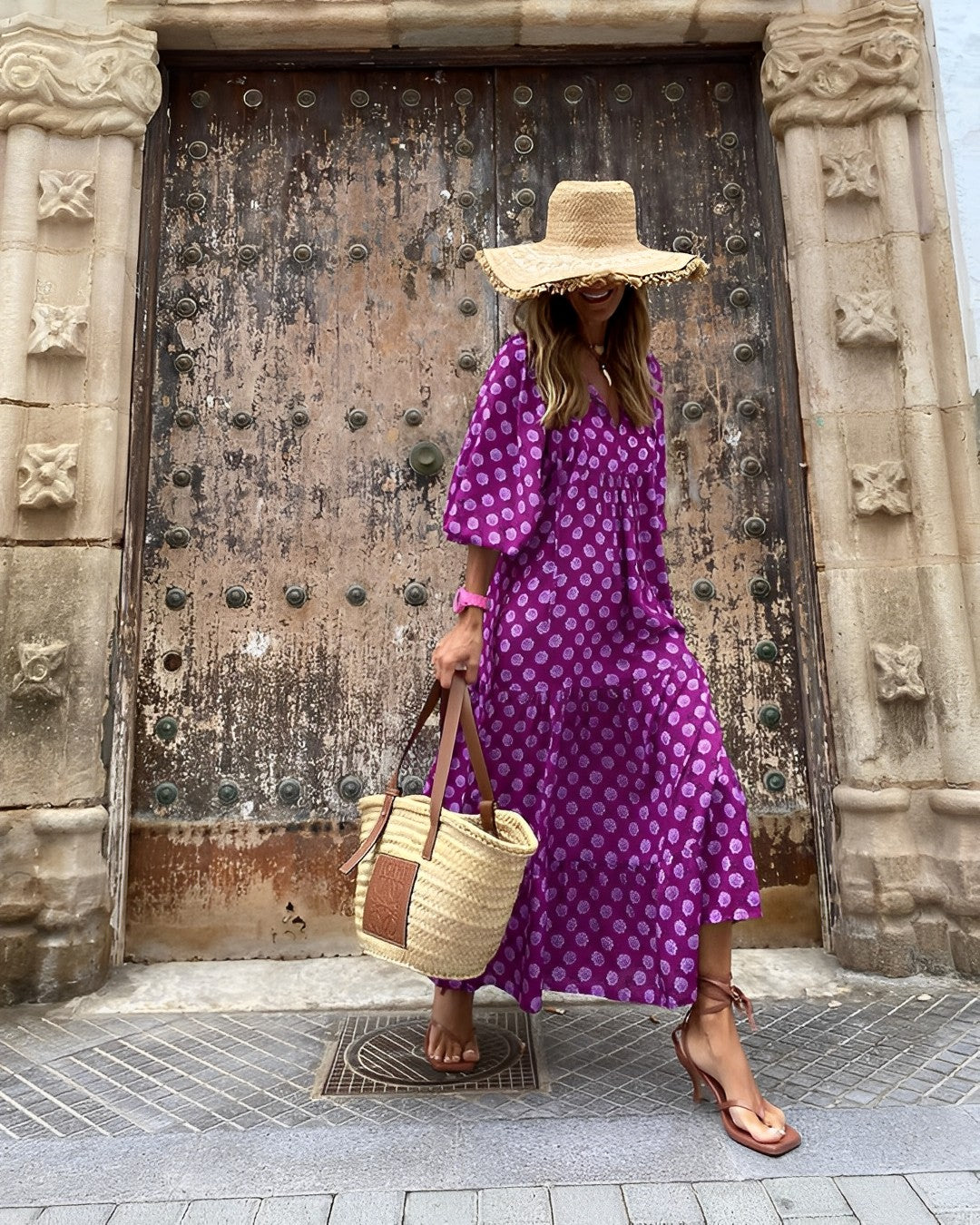 Women's summer dress in floral and ethnic prints, lightweight limited edition S–3XL