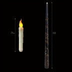 Flameless LED floating candles 12 pack with magic wand remote control for Christmas and Halloween decor