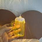 Beer mug LED string lights set of 2, warm white battery powered Oktoberfest fairy lights