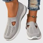 Women orthopedic walking shoes with arch support and non-slip rubber sole