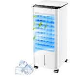 Portable air cooler 3-in-1 cooling humidifying purifying, no installation, with wheels