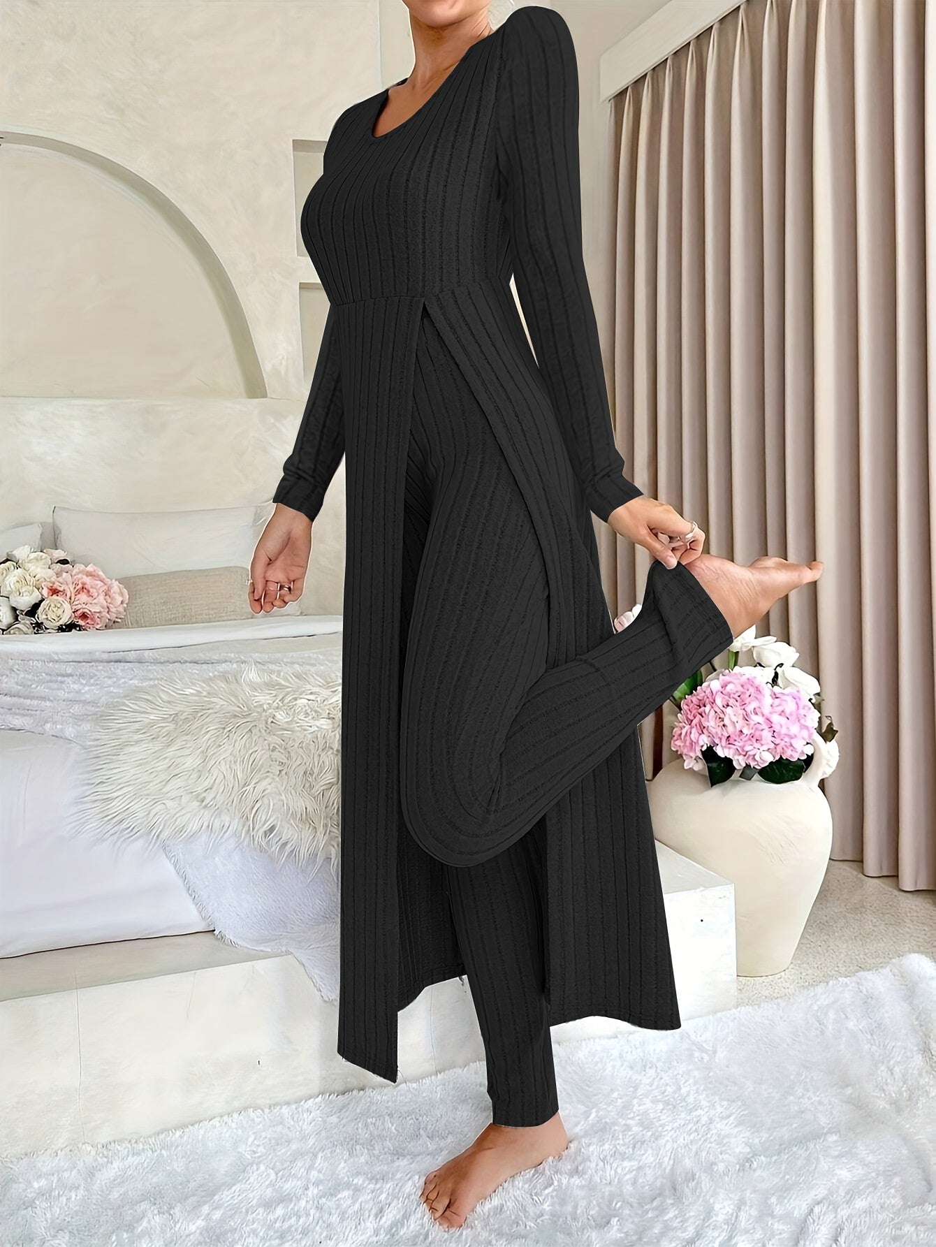 Women fashion casual dress versatile everyday style