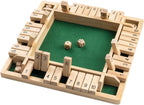 Family board game wooden addition strategy dice flaps ages 3+