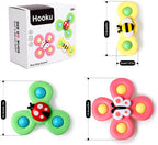 Bath toy spinner for toddlers, BPA-free sensory water play toy, 18x7.5x13cm