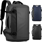 Waterproof 15" laptop backpack with 270° side opening and USB-C charging port