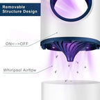 UV mosquito trap 365nm LED indoor outdoor silent fly catcher suction fan