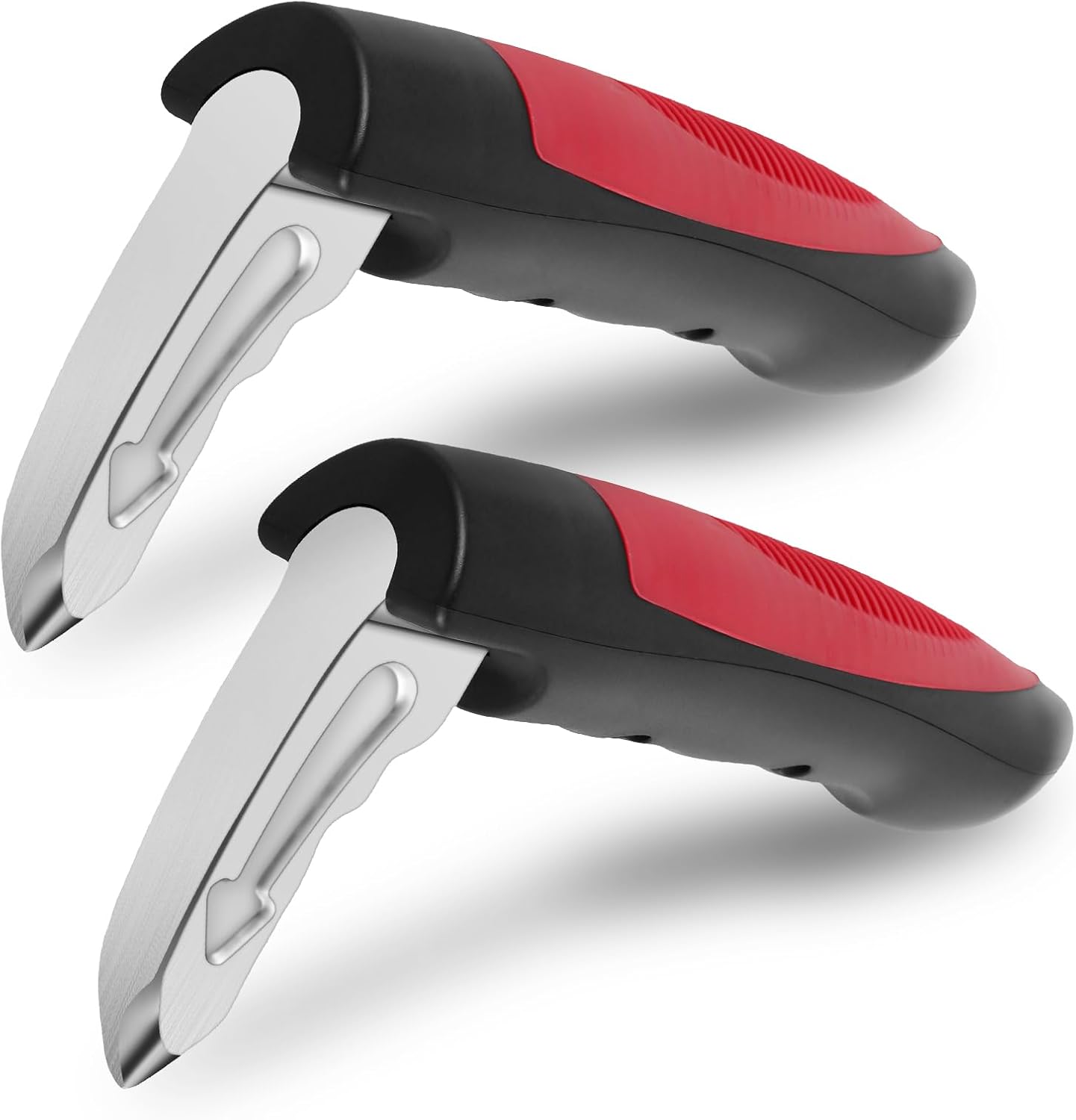 Car assist handle 2-pack with seatbelt cutter and window breaker, 181kg support