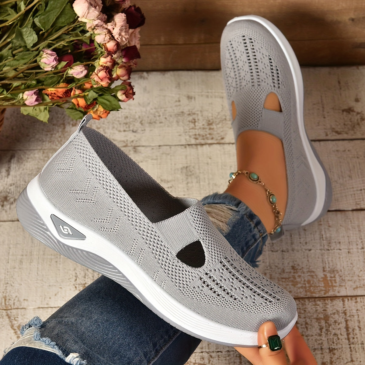 Orthopedic Slip On Shoes Women | Arch Support Cushioned Gel Sole