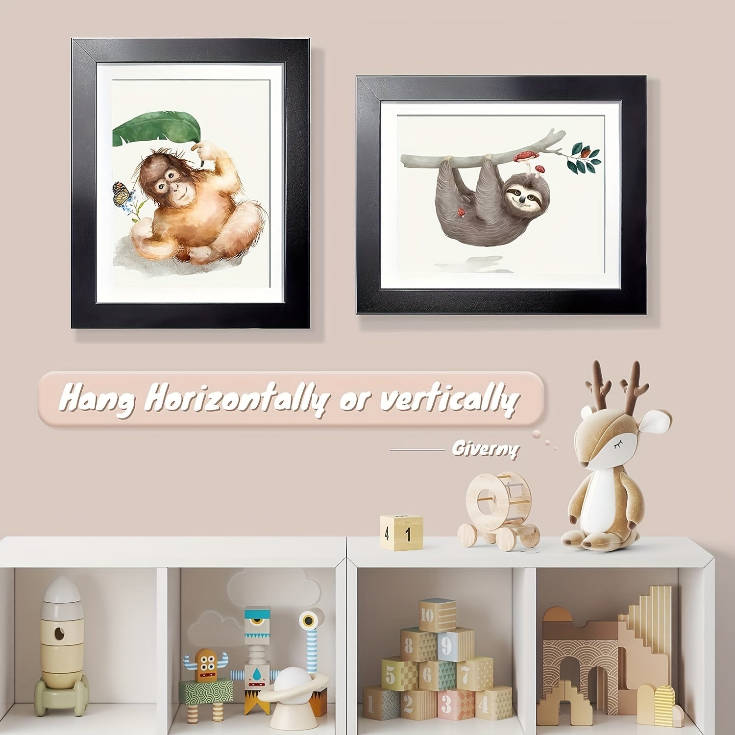 Children's art frame A4 front-opening flip frame for school artwork and paintings