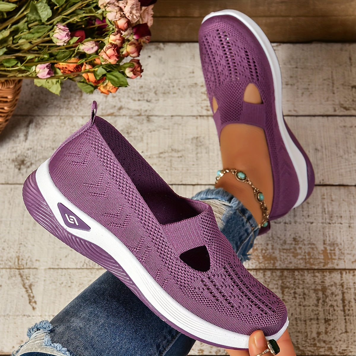 Orthopedic Slip On Shoes Women | Arch Support Cushioned Gel Sole