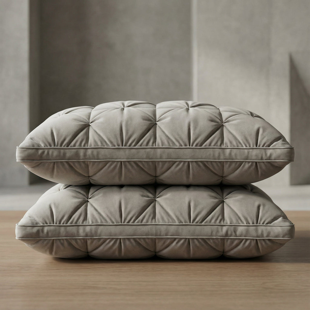 Down pillow 100% goose down breathable cotton cover 48x74cm shape-retaining