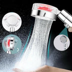 360° rotatable shower head high pressure water saving with on/off switch