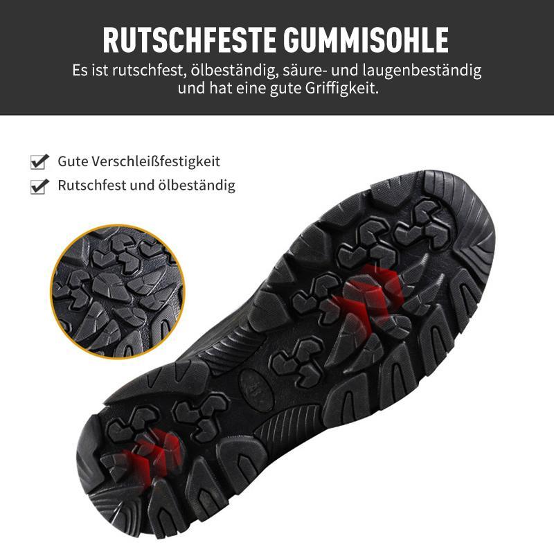 Steel toe safety shoes high top breathable mesh anti-puncture EU 36-48