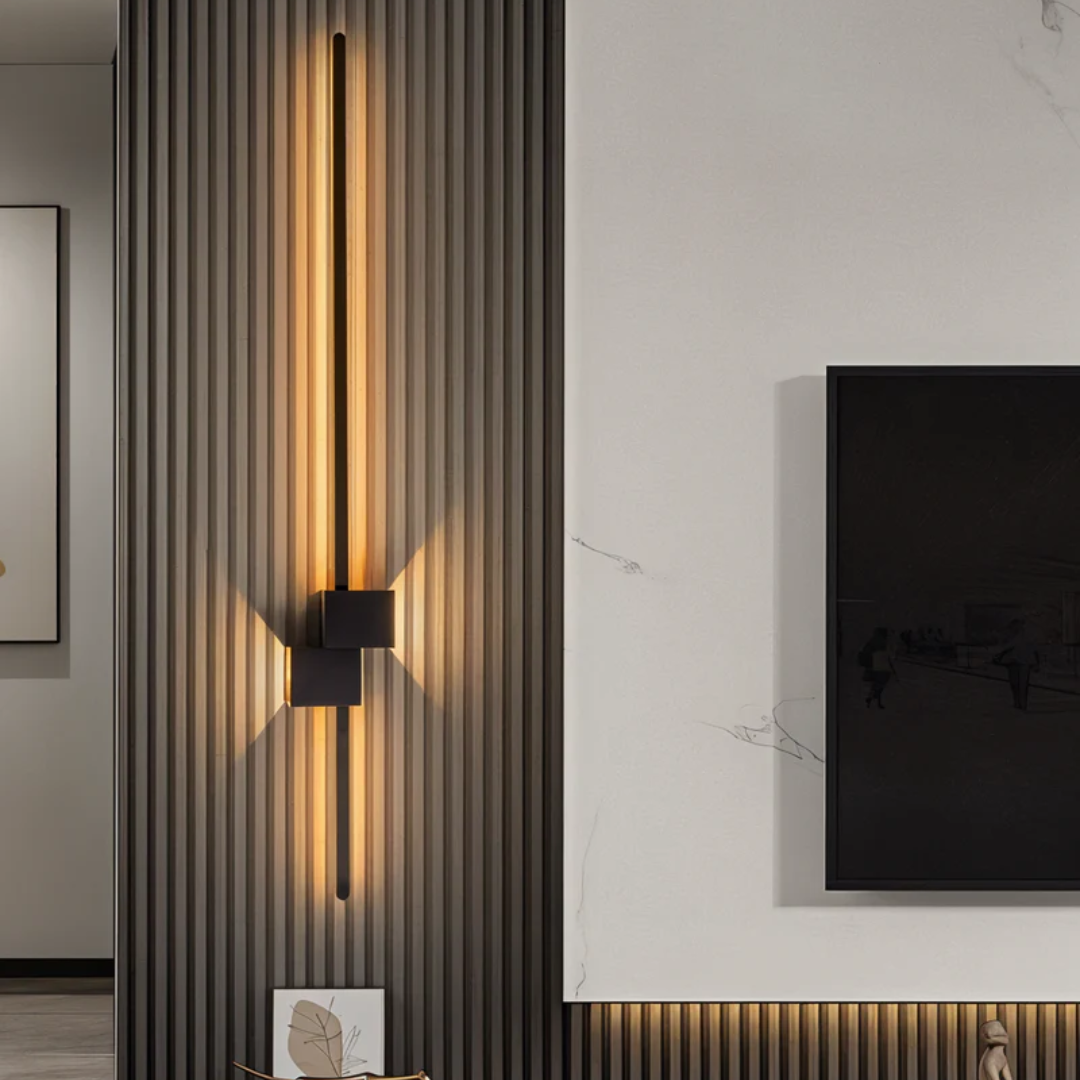 LED wall light minimalist aluminum indoor lamp warm white 3000K