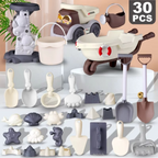Kids beach sand toy set for castle building and creative outdoor play