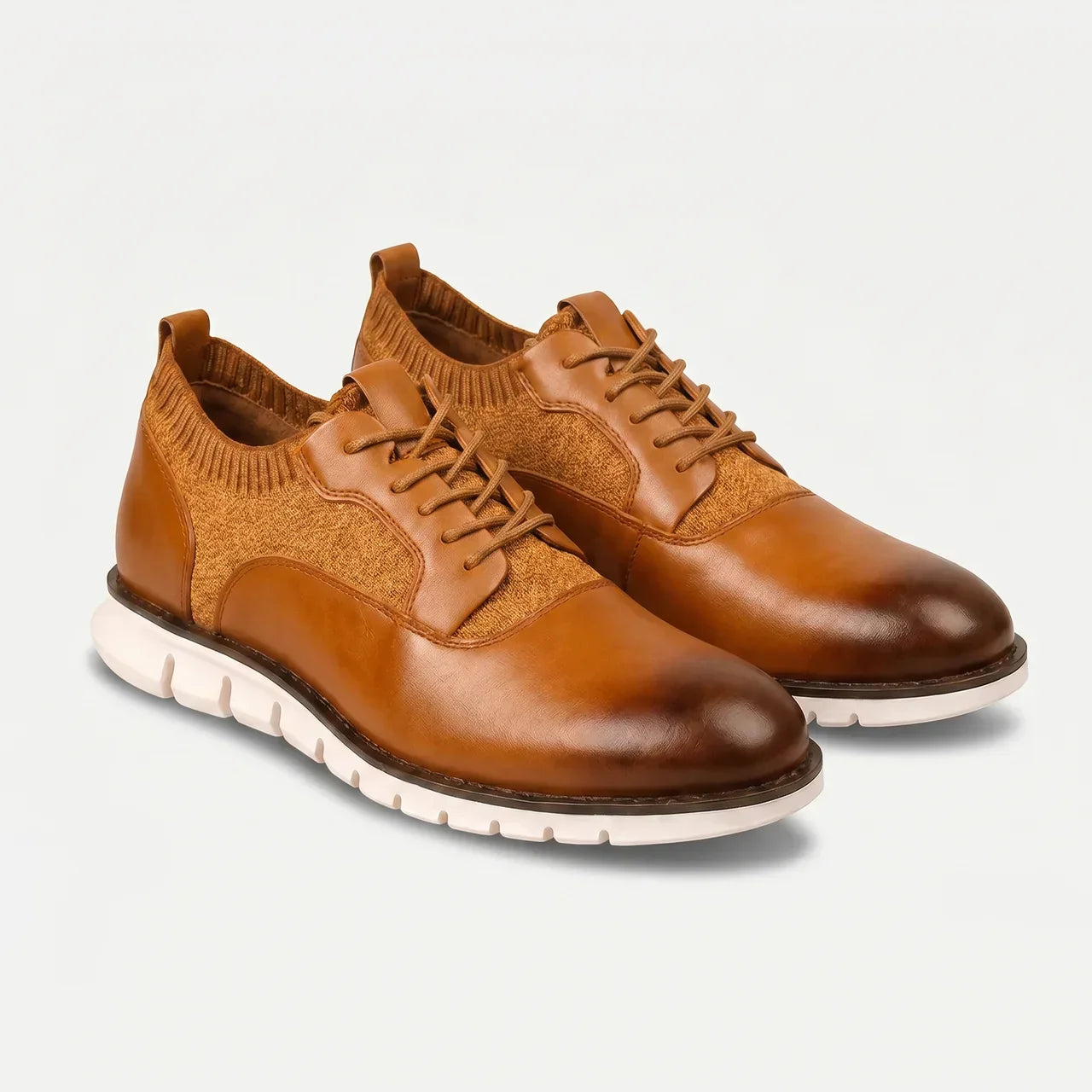 Men's Leather Lace Up Dress Shoes | Brown & Black