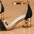 orthopedic sandals women | Ankle Strap Low Block Heel Sandals