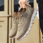 Men's breathable comfort shoes slip-on casual faux leather, EU 36-50