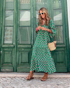 Women's summer dress in floral and ethnic prints, lightweight limited edition S–3XL