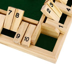 Family board game wooden addition strategy dice flaps ages 3+