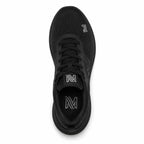 Men orthopedic sneakers wide toe box arch support breathable knit black