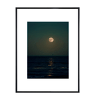 Black rectangular photo frame for wall and table display, classic design
