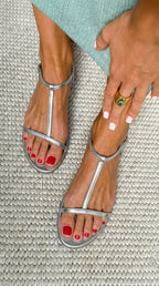 orthopedic sandals women | Minimalist Flat Open Toe T Strap Sandals