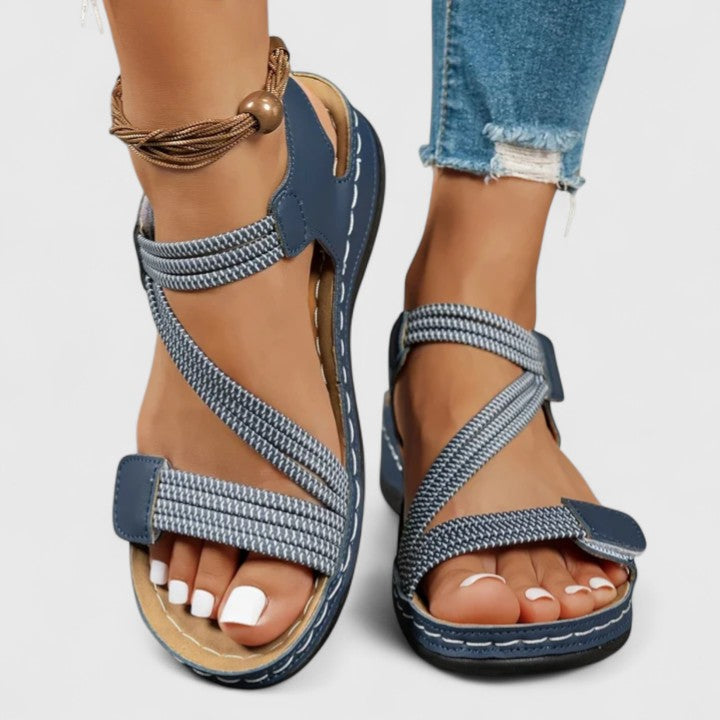Women arch support sandals podiatrist designed with 3-arch sole