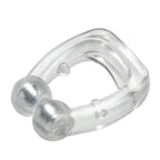 Silicone anti snoring nose clip reusable transparent sleep aid