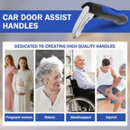 Car assist handle 2-pack with seatbelt cutter and window breaker, 181kg support