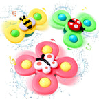 Bath toy spinner for toddlers, BPA-free sensory water play toy, 18x7.5x13cm